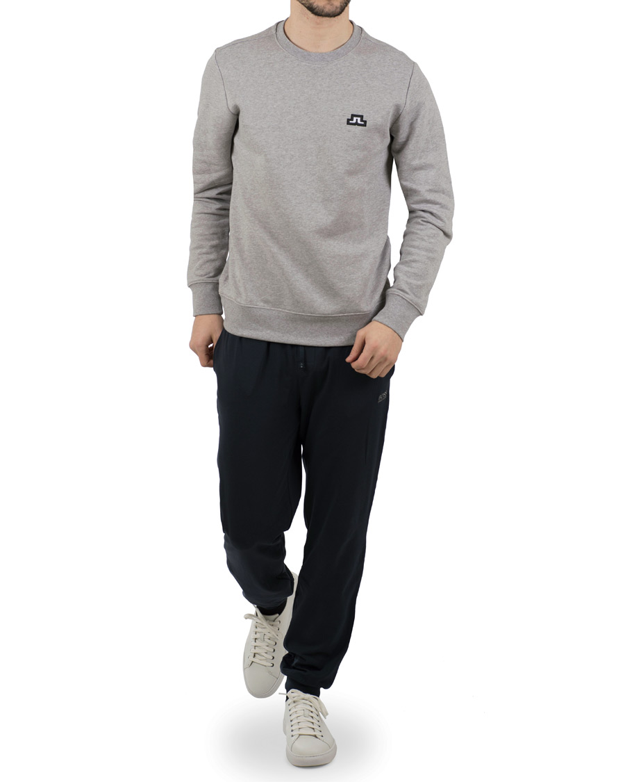 Herr | Tröjor | J.Lindeberg | Throw Loop Sweatshirt Light Grey
