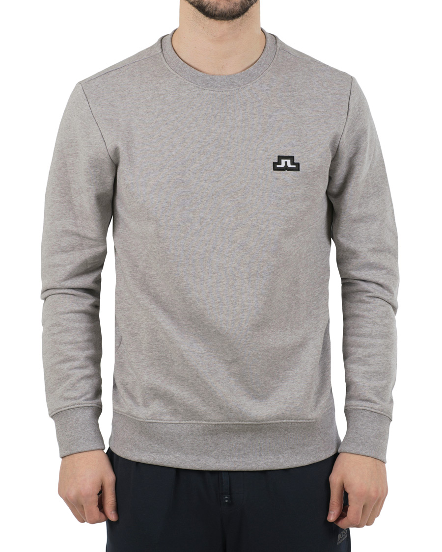 Herr | Tröjor | J.Lindeberg | Throw Loop Sweatshirt Light Grey