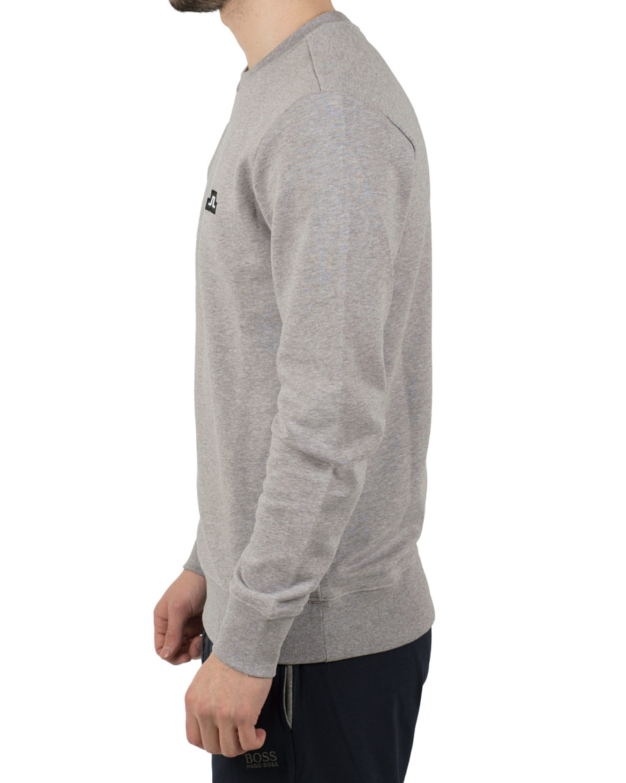 Herr | Tröjor | J.Lindeberg | Throw Loop Sweatshirt Light Grey