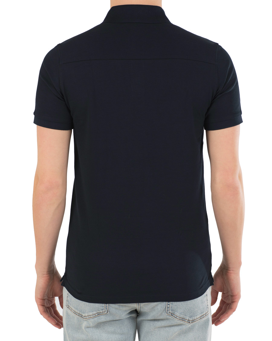 Herr | Pikéer | J.Lindeberg | Slim Fit Troy Clean Pique Navy