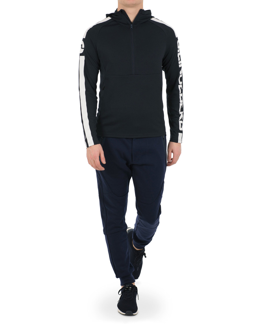 Herr | Tröjor | J.Lindeberg | Colin Double Mesh Hoodie Navy