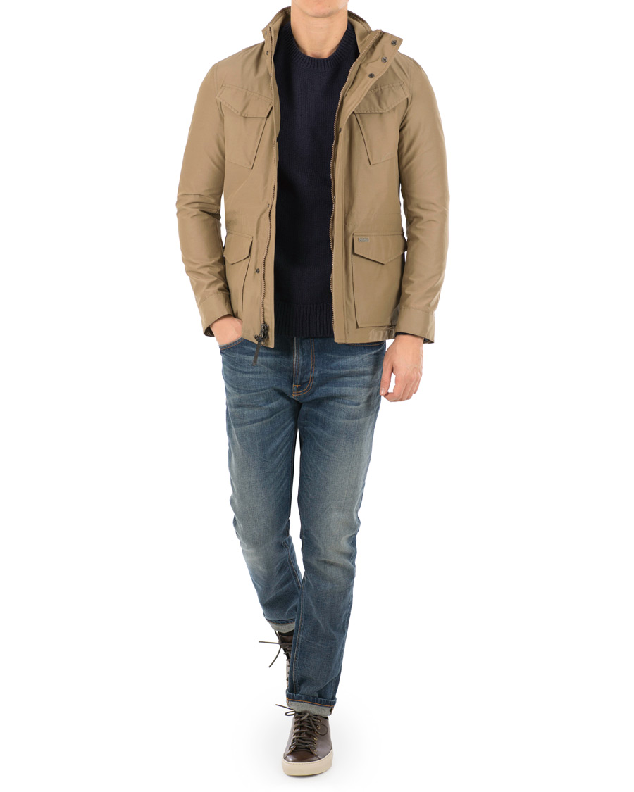 Herr | Jackor | Woolrich | Travel Field Jacket Deep Bog