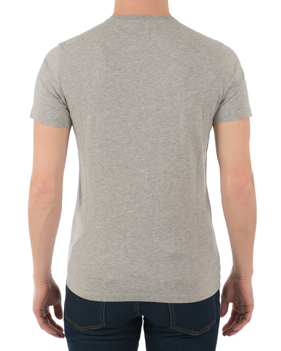 Herr | T-Shirts | Woolrich | Logo Crew Neck Tee Light Grey Melange