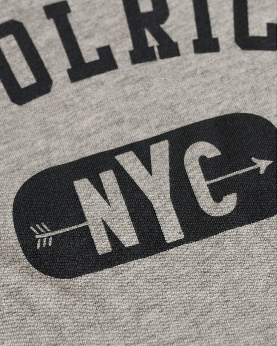 Herr | T-Shirts | Woolrich | Logo Crew Neck Tee Light Grey Melange