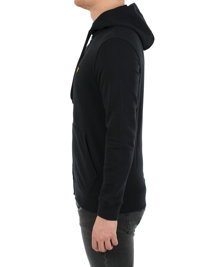 Herr | Tröjor | Lyle & Scott | Zip Through Hoodie True Black