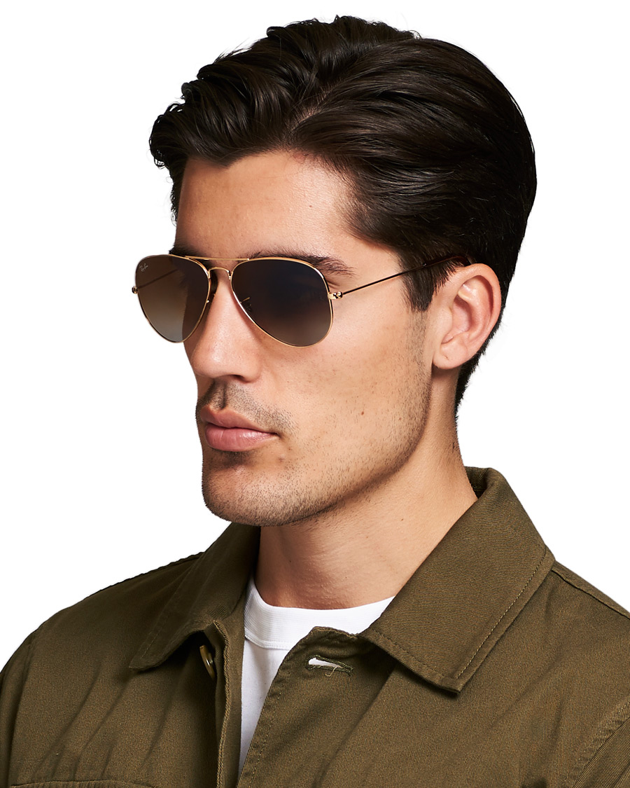 Herr | Pilotsolglasögon | Ray-Ban | 0RB3025 Sunglasses Gold