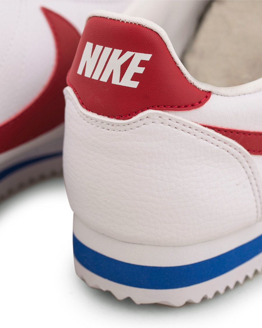 Herr | Nike Cortez Leather Sneaker White/Red | Nike | Cortez Leather Sneaker White/Red