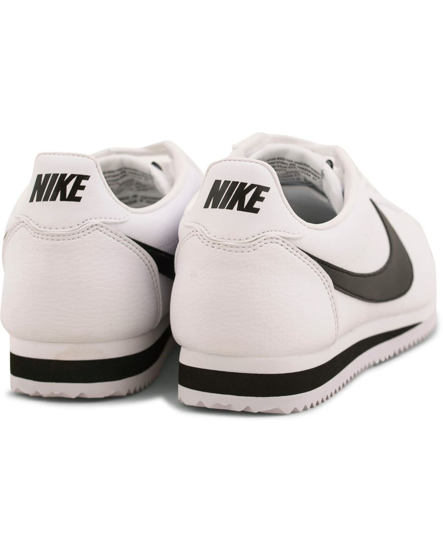 Herr | Nike Cortez Leather Sneaker White/Black | Nike | Cortez Leather Sneaker White/Black
