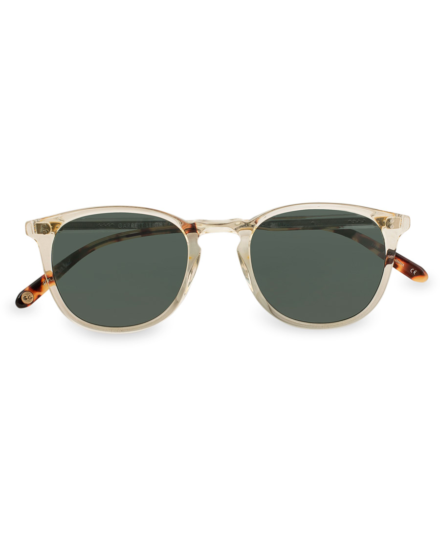 Herr | Solglasögon | Garrett Leight | Kinney 49 Sunglasses Dark Tortoise/Blue Smoke Polarized