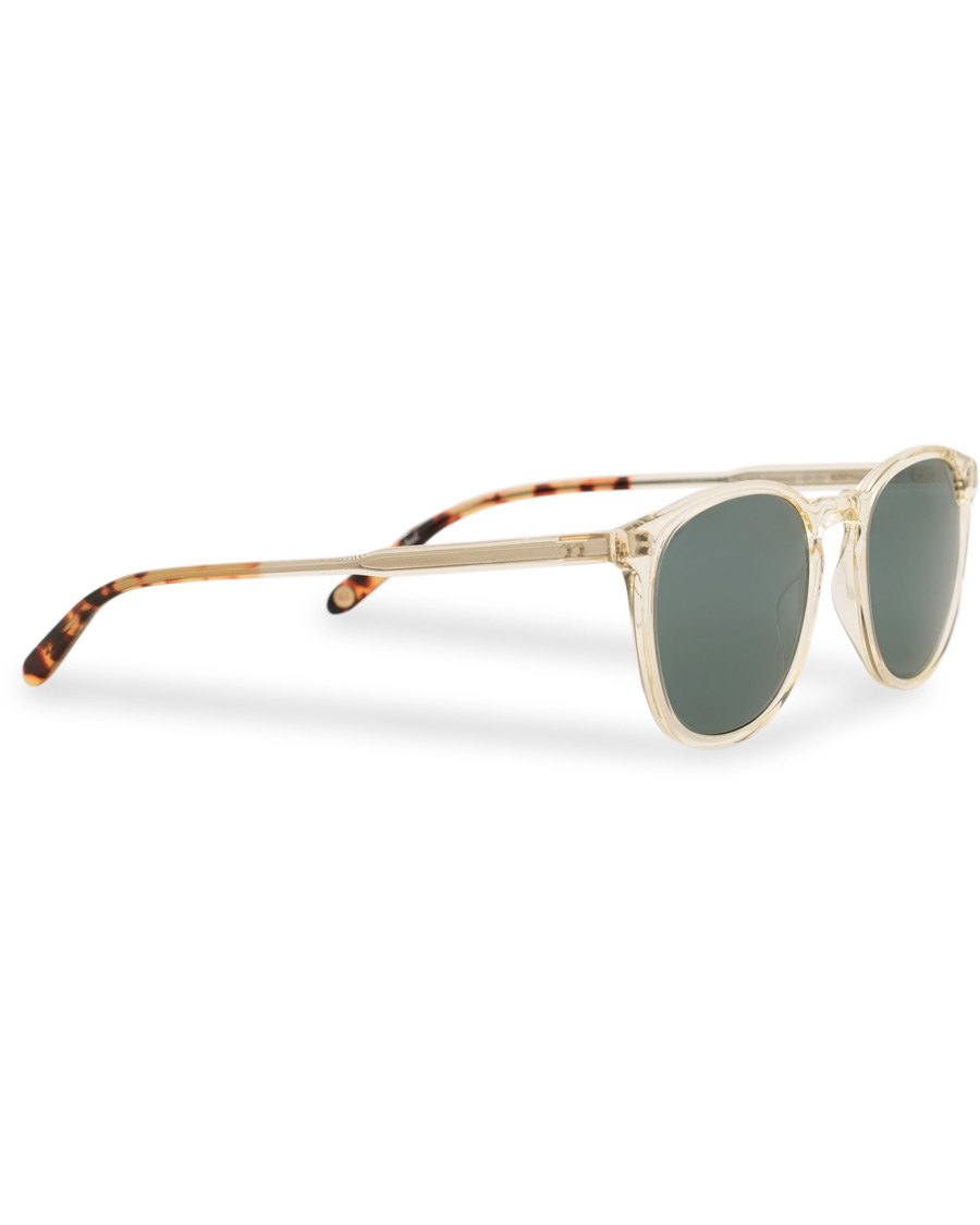 Herr | Solglasögon | Garrett Leight | Kinney 49 Sunglasses Dark Tortoise/Blue Smoke Polarized