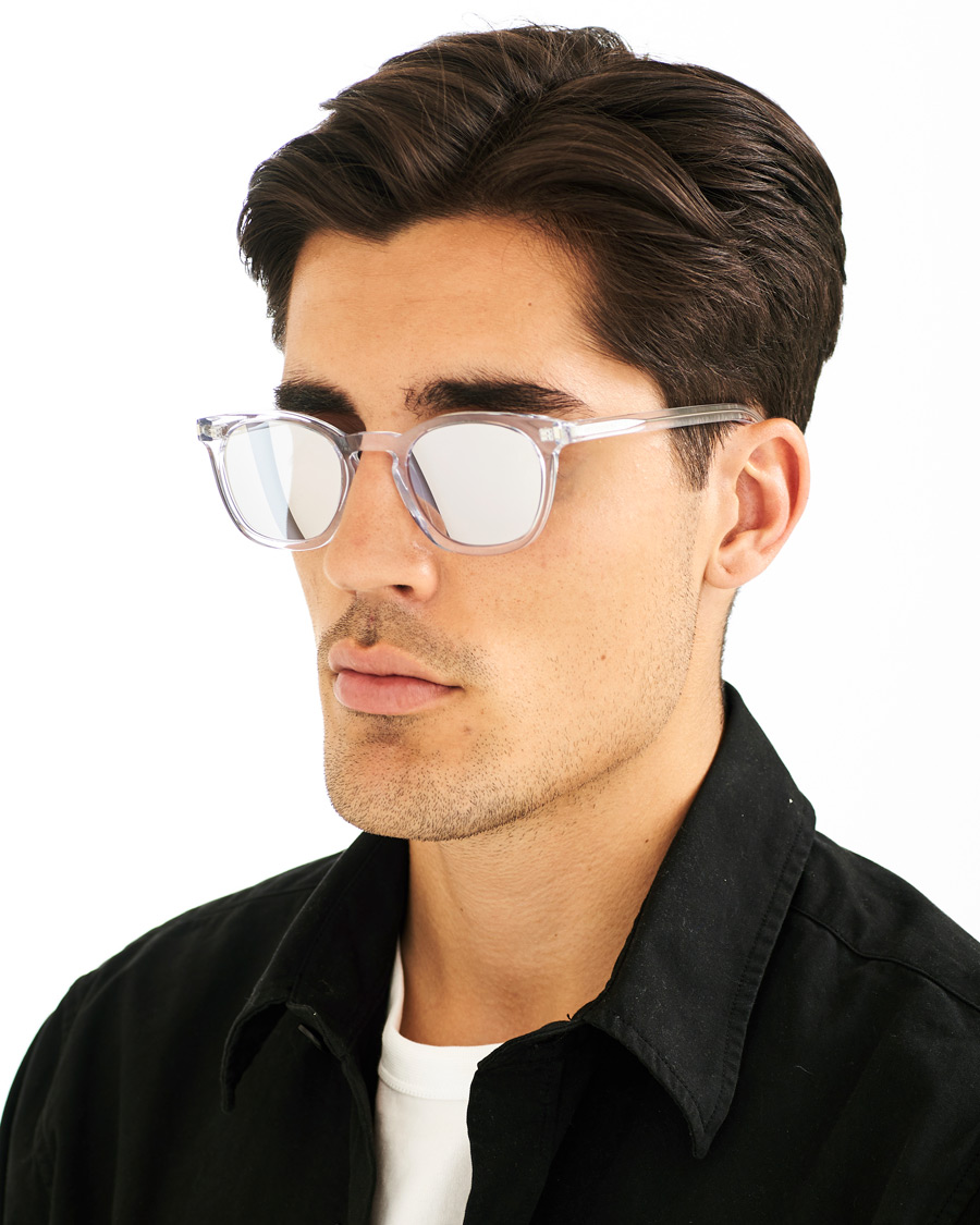 Herr | Runda solglasögon | Saint Laurent | SL 28 Sunglasses Crystal