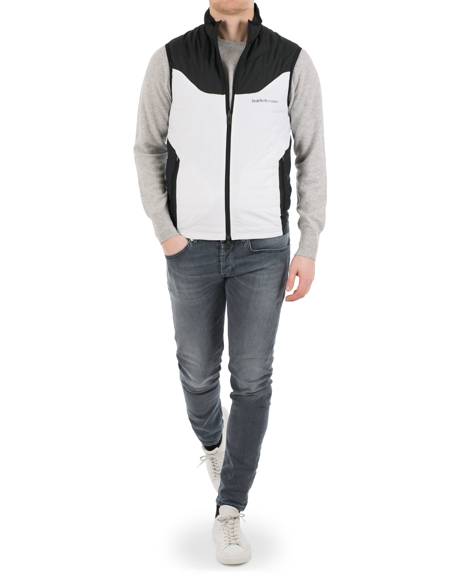 Herr | Jackor | Peak Performance | Levin Quilted Reversible Vest Black/White