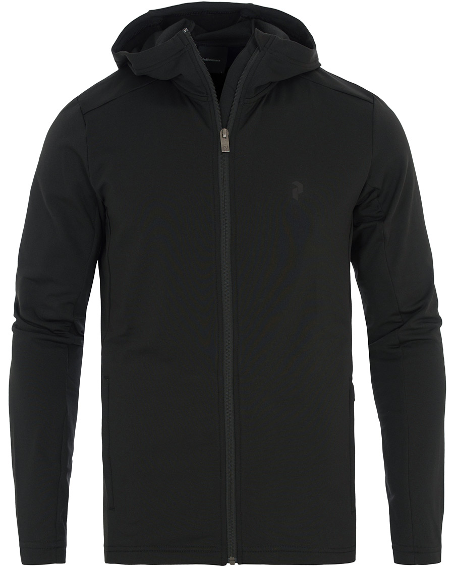 Herr | Tröjor | Peak Performance | Ace Mid Tech Full Zip Hoodie Black