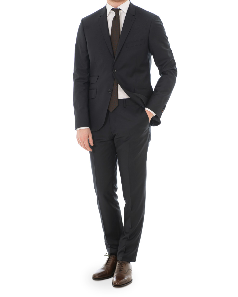 Herr | Kostymer | Morris | Charles Wool Suit Navy