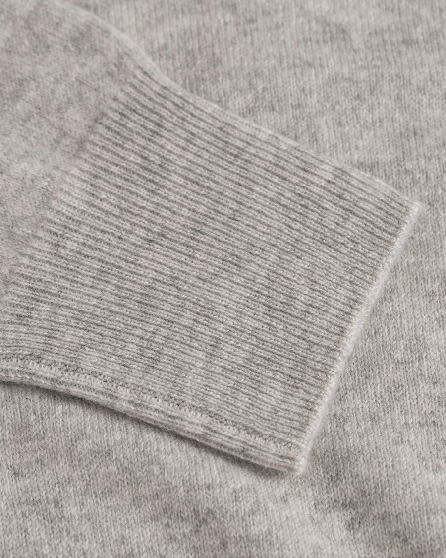Herr | Tröjor | Soft Goat | Cashmere O-neck Light Grey