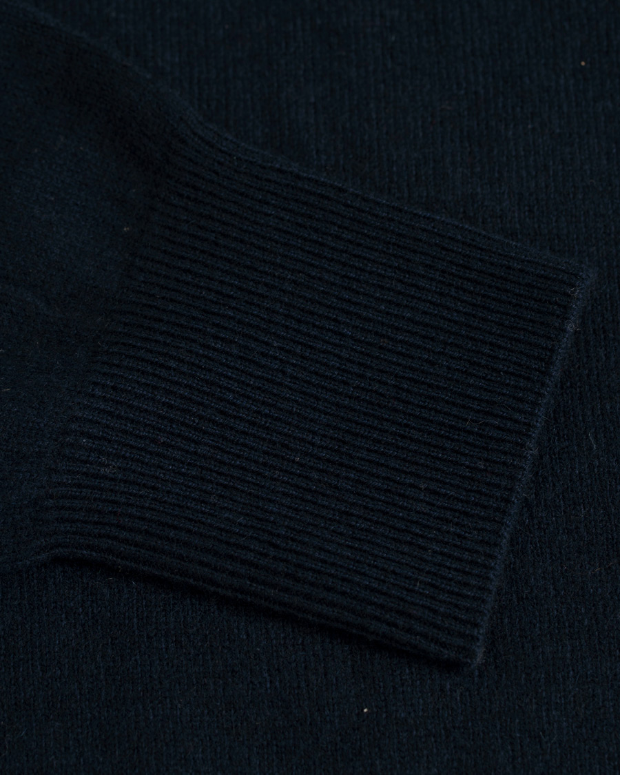 Herr | Tröjor | Soft Goat | Cashmere O-neck Navy