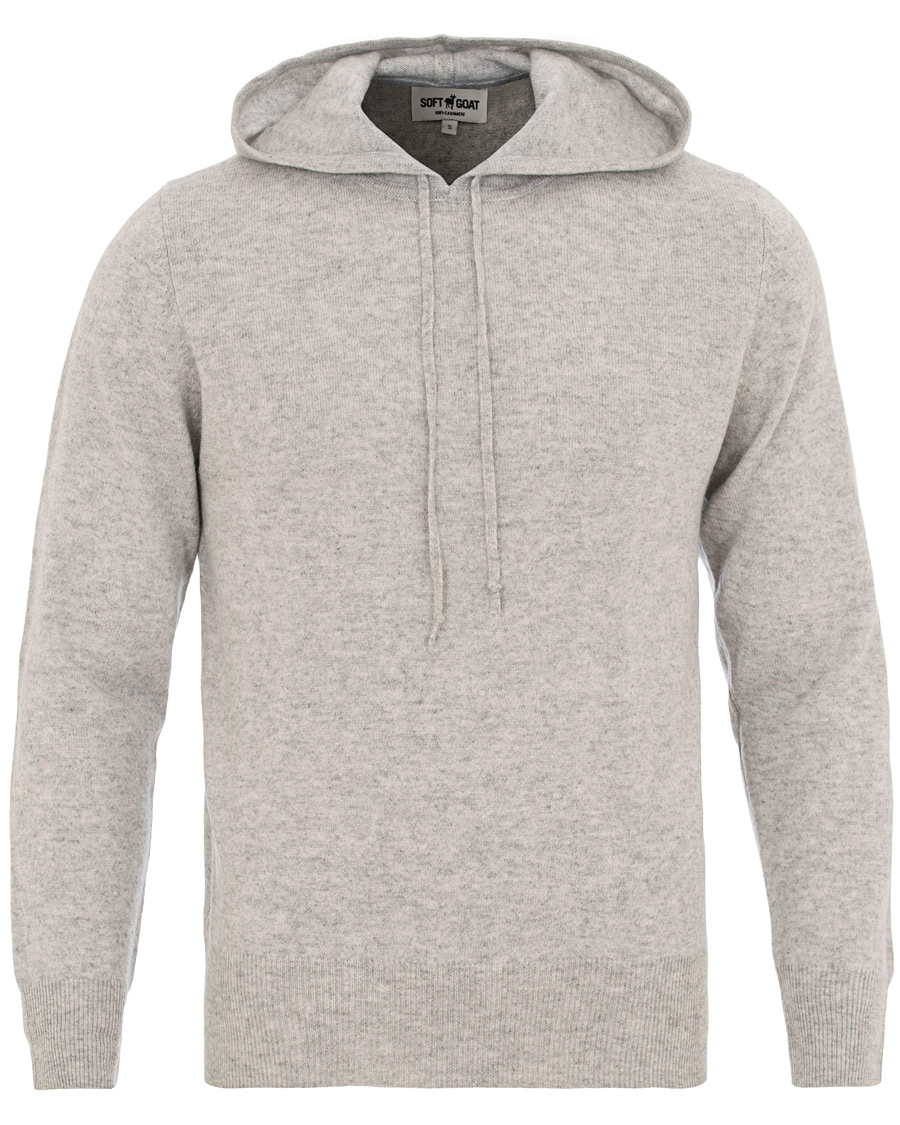 Herr | Tröjor | Soft Goat | Cashmere Hoodie Light Grey