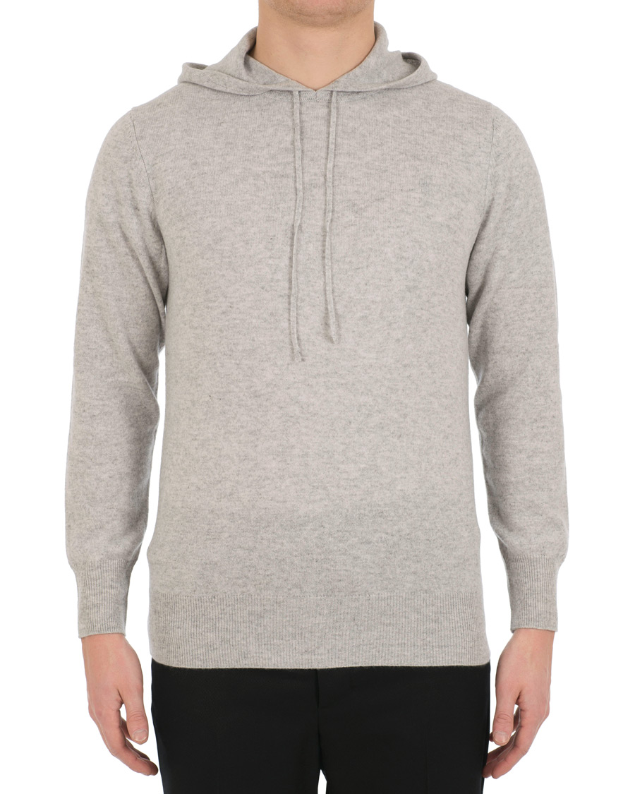 Herr | Tröjor | Soft Goat | Cashmere Hoodie Light Grey
