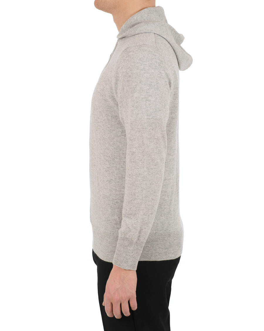 Herr | Tröjor | Soft Goat | Cashmere Hoodie Light Grey