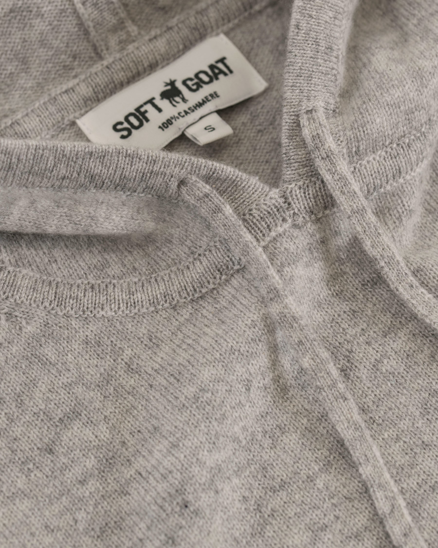 Herr | Tröjor | Soft Goat | Cashmere Hoodie Light Grey
