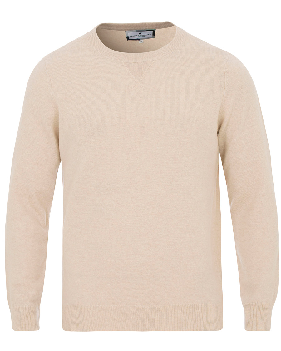 Herr | Tröjor | Soft Goat | Cashmere College Beige