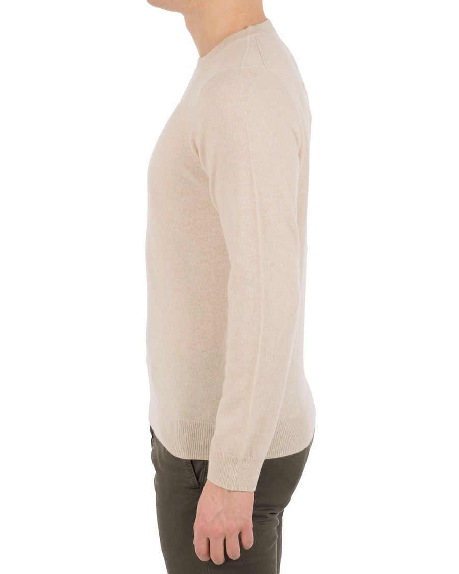 Herr | Tröjor | Soft Goat | Cashmere College Beige