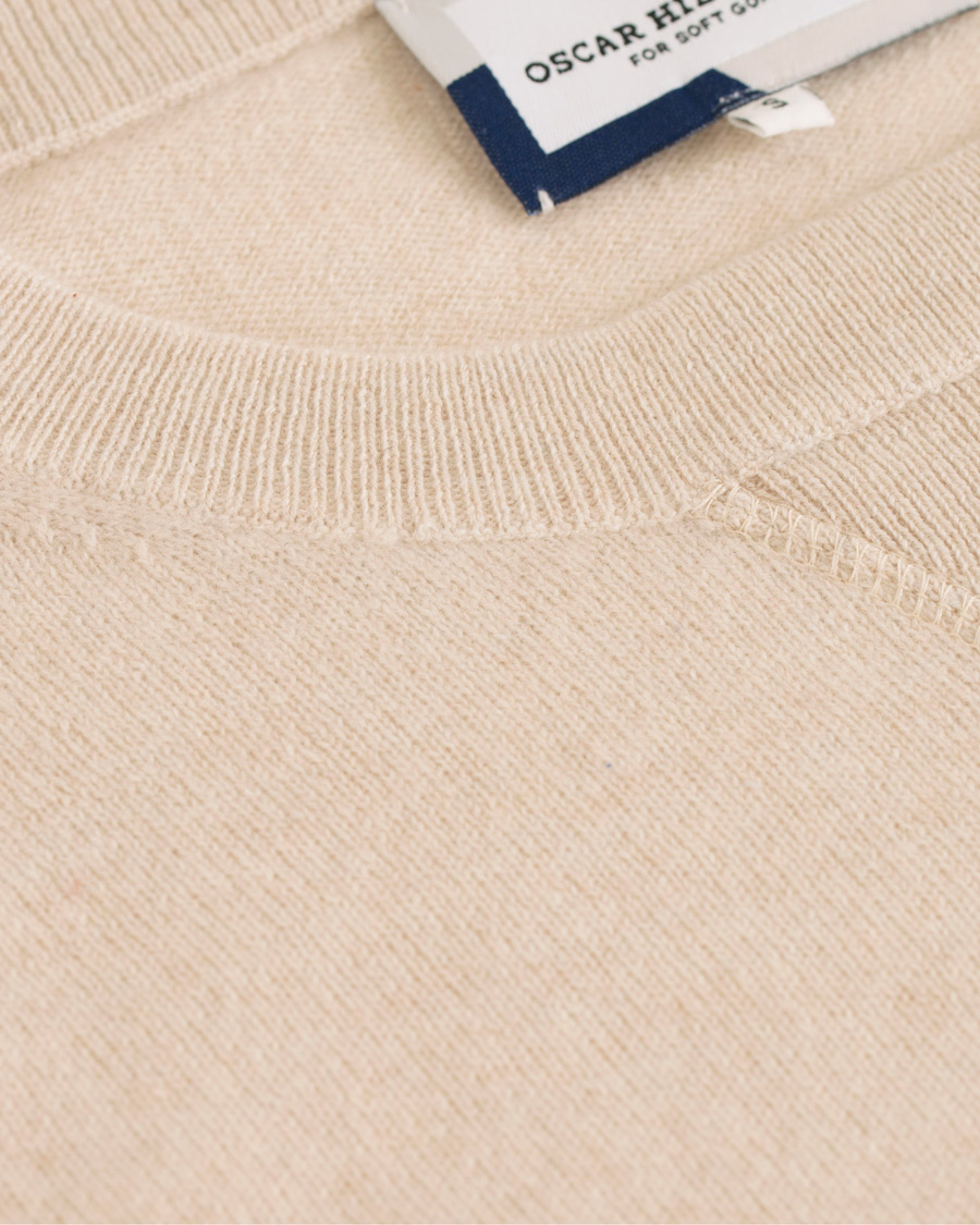 Herr | Tröjor | Soft Goat | Cashmere College Beige
