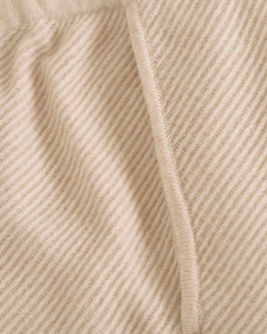 Herr | Byxor | Soft Goat | Cashmere Pants Beige