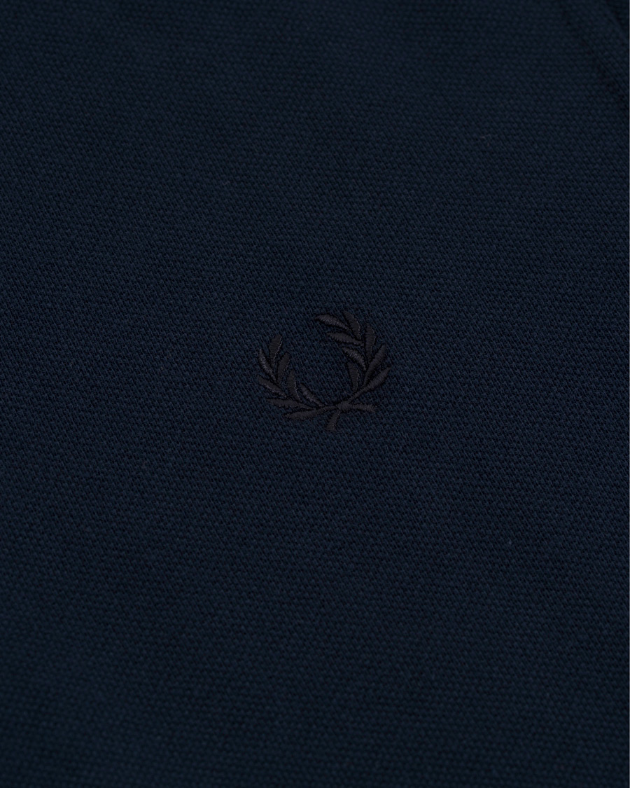 Herr | Pikéer | Fred Perry | Twin Tip Polo Carbon Blue