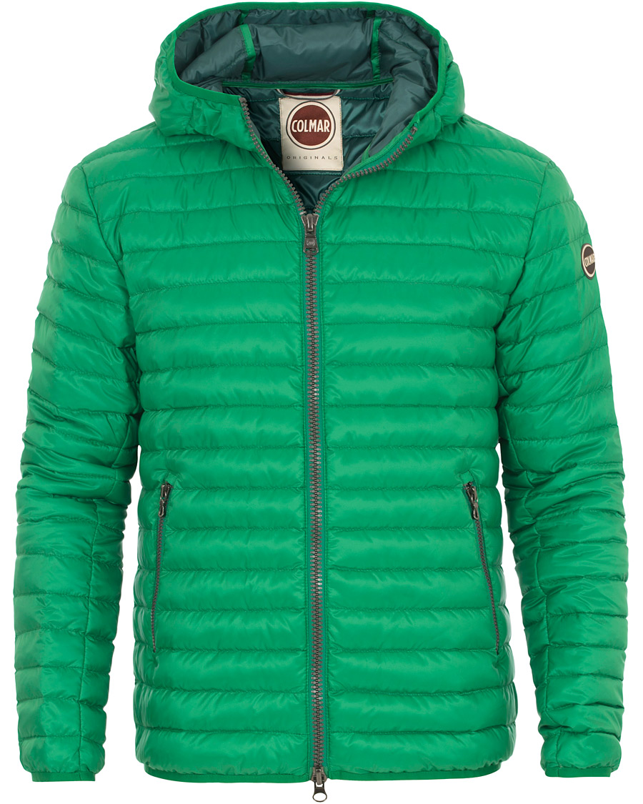 Herr | Jackor | Colmar | Lightweight Down Hooded Jacket Green