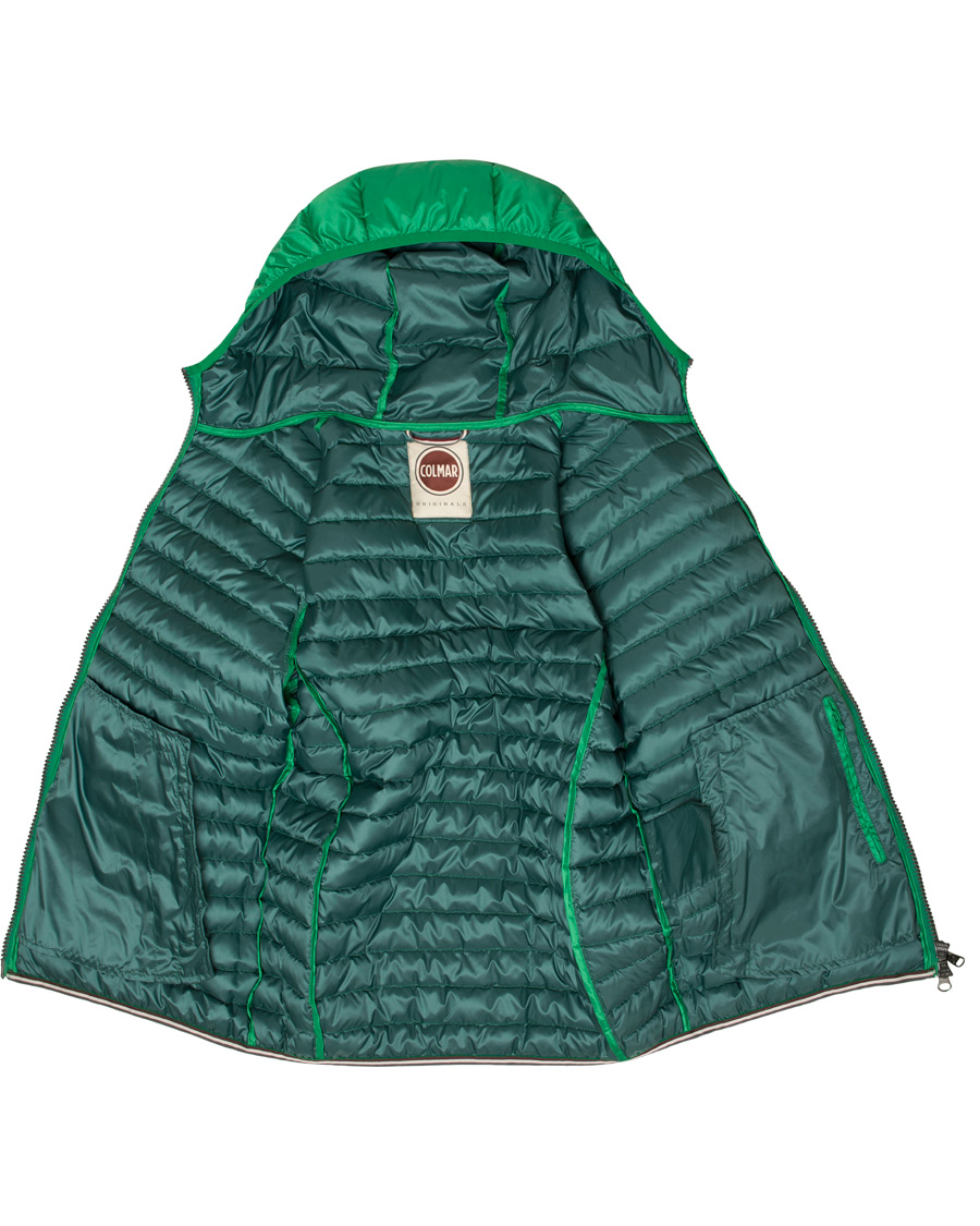 Herr | Jackor | Colmar | Lightweight Down Hooded Jacket Green