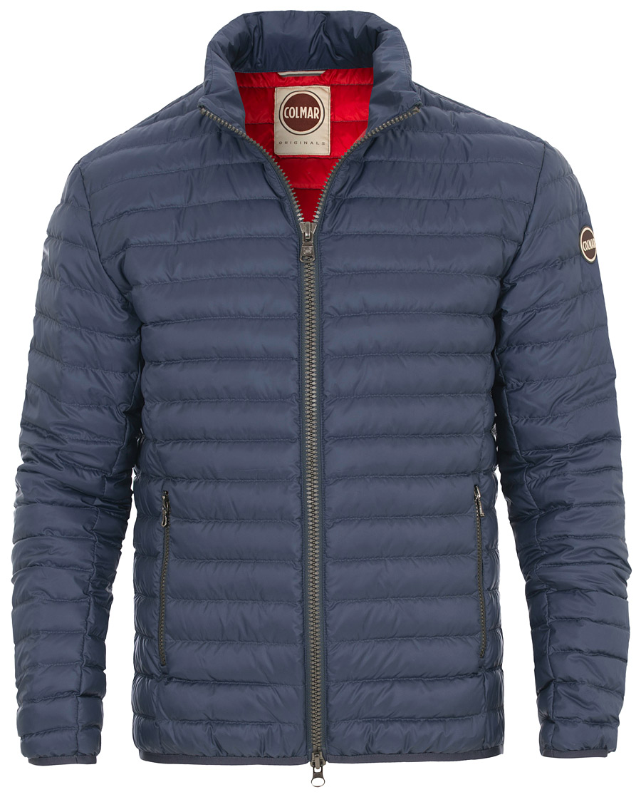 Herr | Jackor | Colmar | Lightweight Down Jacket Jeans Blue