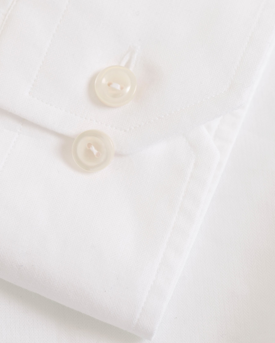 Herr | Skjortor | Eton | Slim Fit Cotton/Silk Shirt White