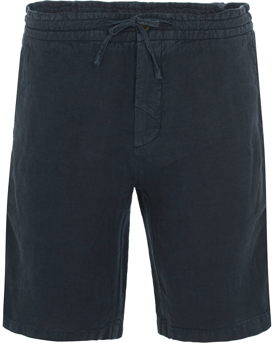 Herr | Shorts | NN07 | Emil Draw String Linnen Shorts Navy