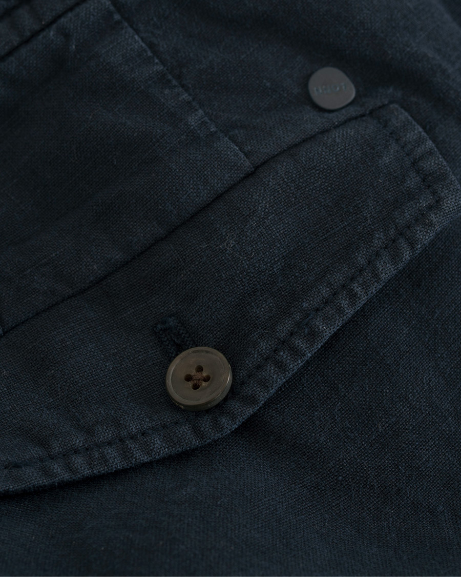 Herr | Byxor | NN07 | New Copenhagen Draw String Linnen Trousers Navy