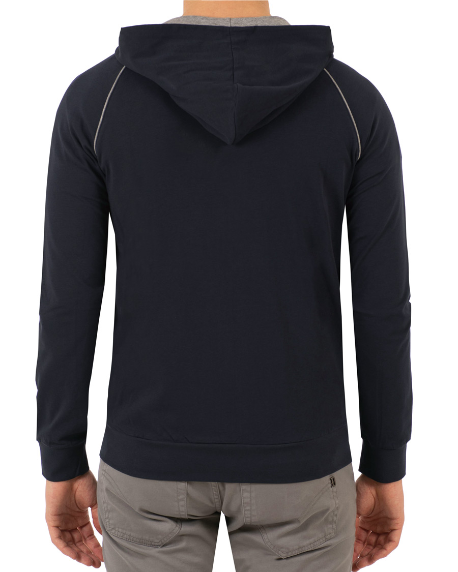 Herr | Tröjor | BOSS BLACK | BOSS Loungewear Full Zip Hoodie Navy