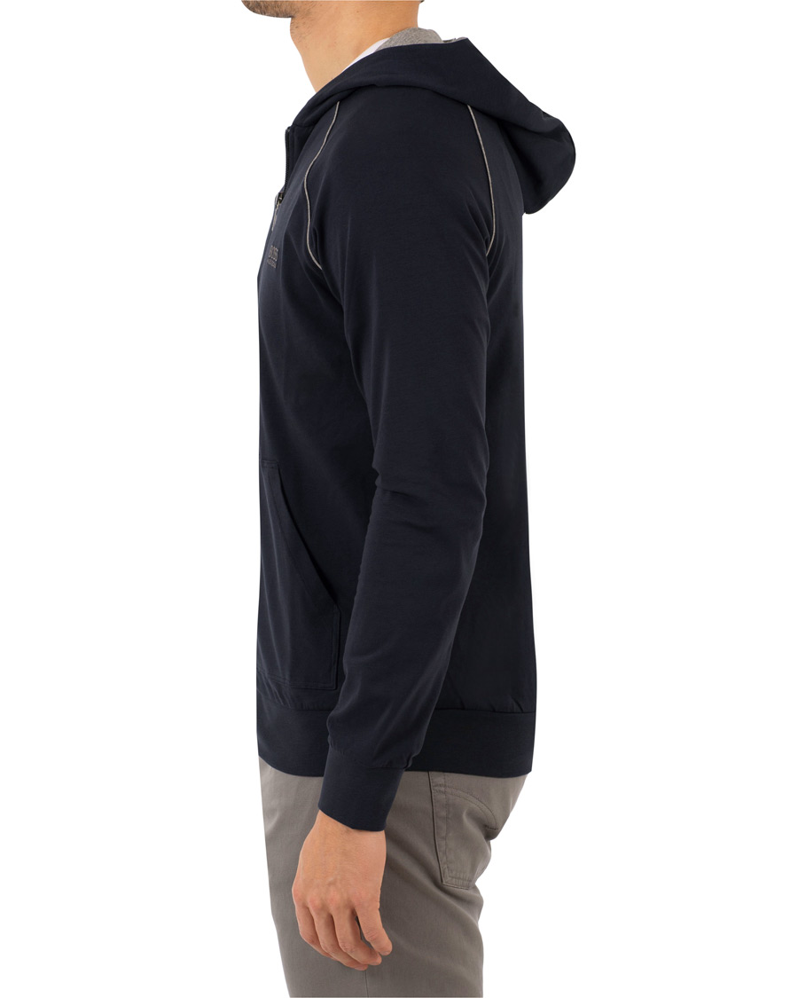 Herr | Tröjor | BOSS BLACK | BOSS Loungewear Full Zip Hoodie Navy