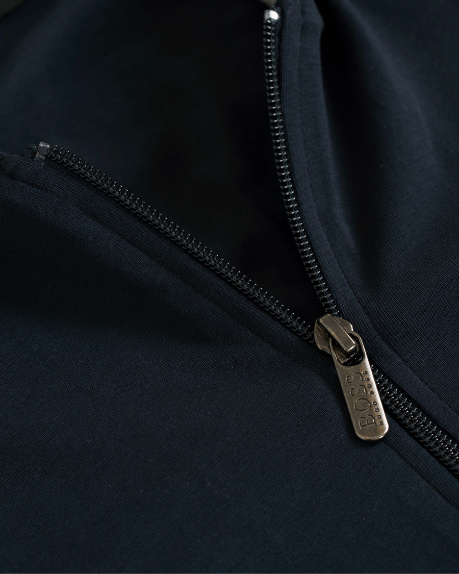Herr | Tröjor | BOSS BLACK | BOSS Loungewear Full Zip Hoodie Navy