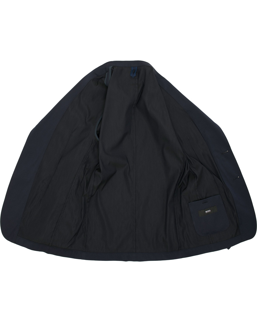 Herr | Kavajer | BOSS BLACK | BOSS Noswen Cotton Stretch Tailoring Blazer Navy