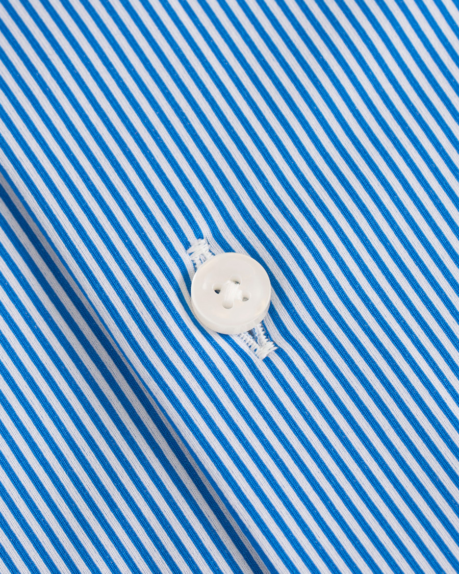 Herr | Skjortor | BOSS BLACK | BOSS Jenno Slim Fit Super Stretch Shirt White/Blue