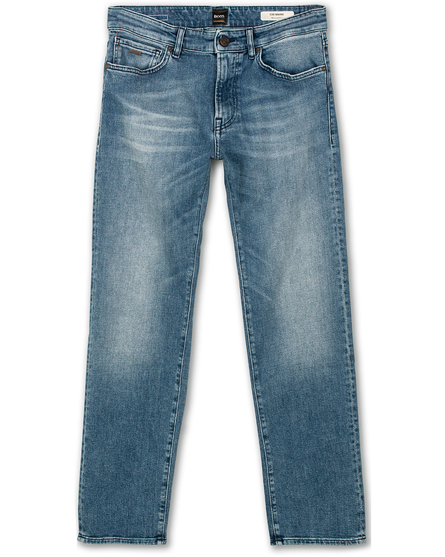 Herr | Jeans | BOSS ORANGE | BOSS Casual Maine Regular Fit Stretch Jeans Bright Blue