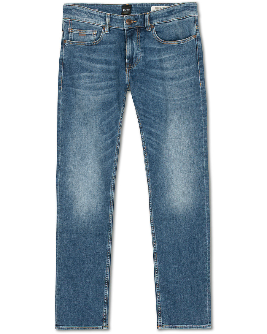 Herr | Jeans | BOSS ORANGE | BOSS Casual Delaware Slim Fit Stretch Jeans Aqua Blue