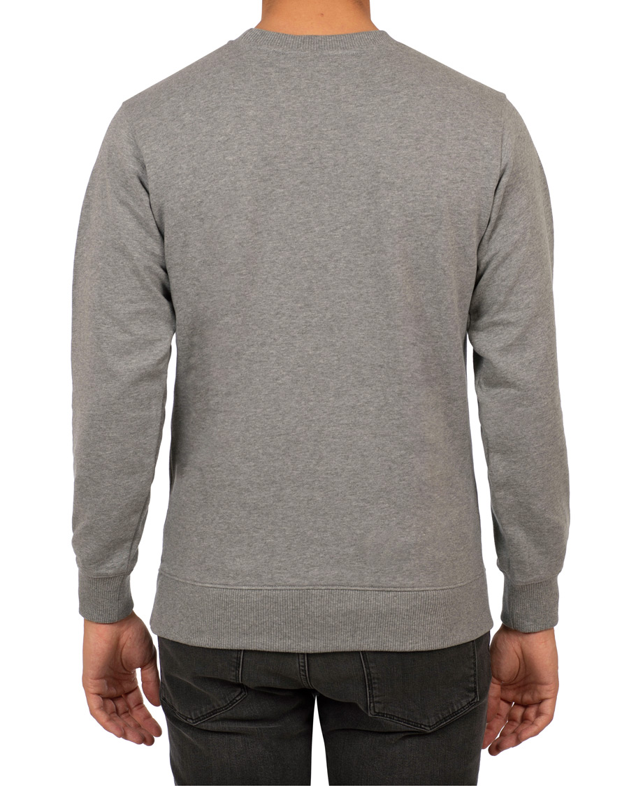 Calvin Klein Jeans Basic Neck Grey | Heather Monogram Sweatshirt Logo Crew