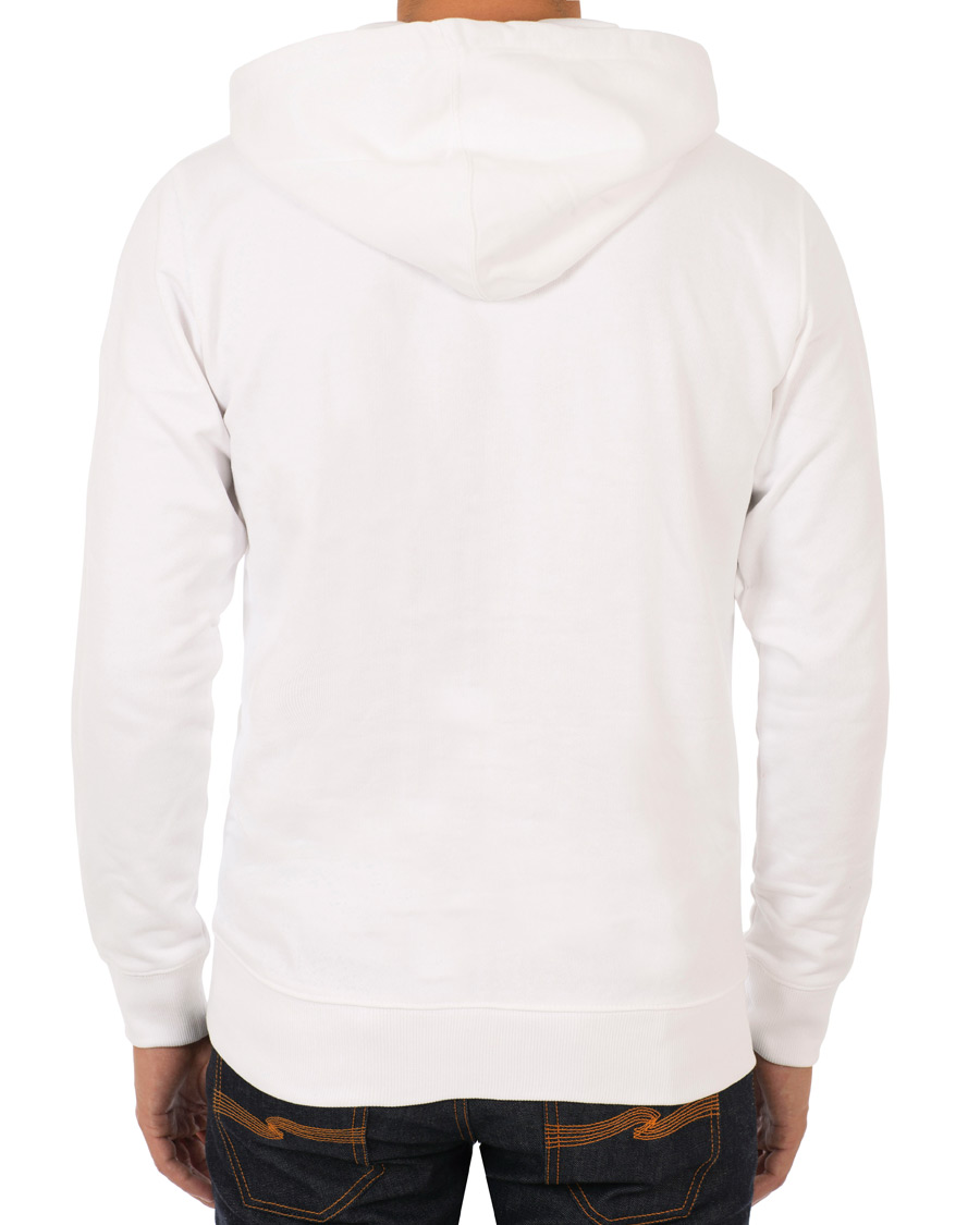 Herr | Tröjor | Calvin Klein Jeans | Institutional Logo Zip Through Hoodie Bright White