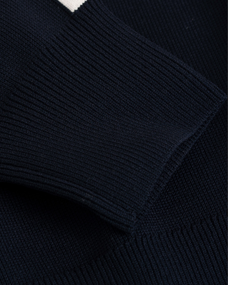 Herr | Tröjor | Calvin Klein Jeans | Contrast Sleeve Stripe Nylon Bomber Night Sky