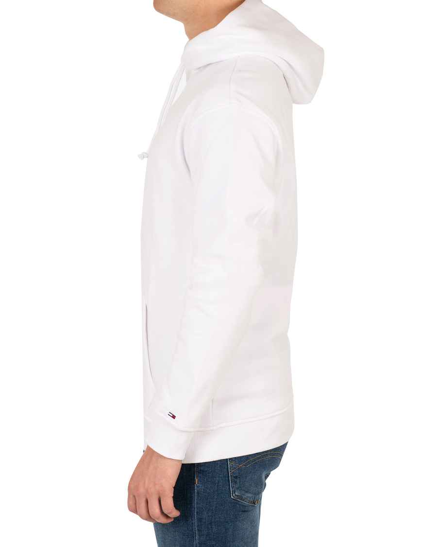 Herr | Tröjor | Tommy Jeans | Corp Logo Hoodie White