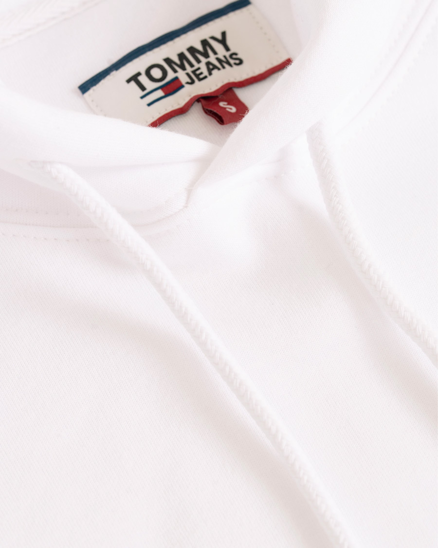 Herr | Tröjor | Tommy Jeans | Corp Logo Hoodie White
