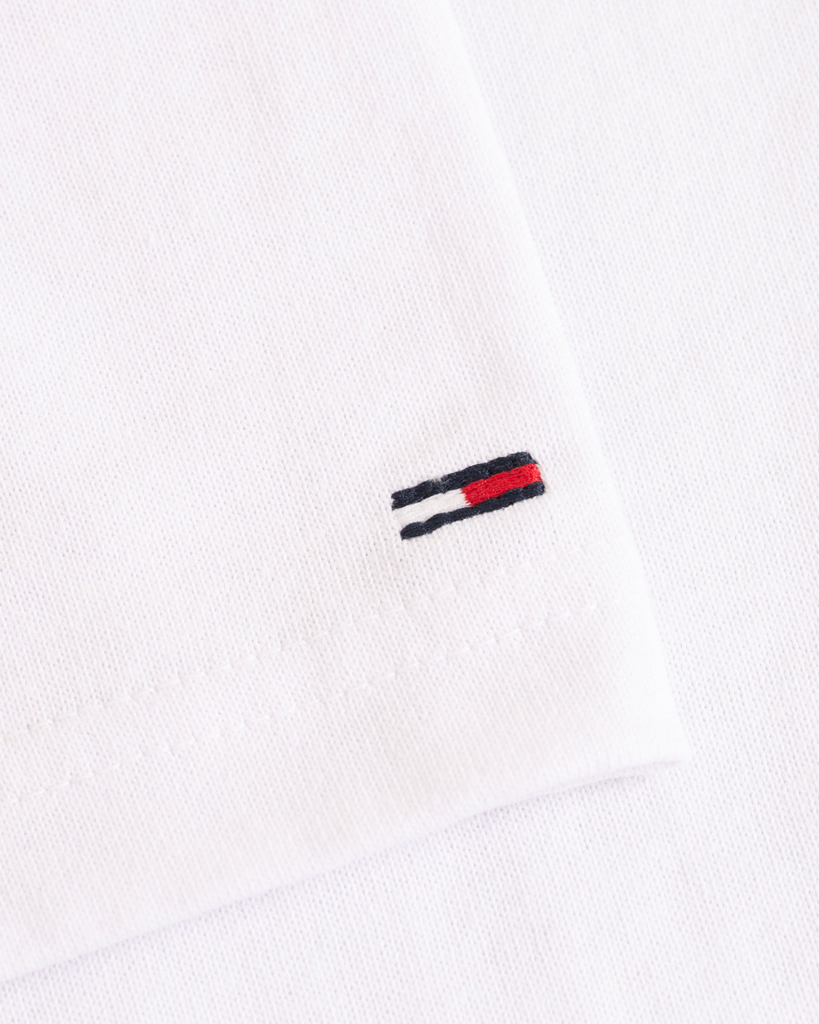Herr | T-Shirts | Tommy Jeans | Classic Logo Crew Neck Tee White