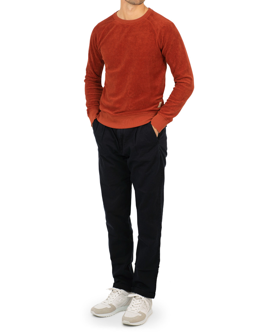 Nudie Jeans Samuel Terry Sweatshirt Terra