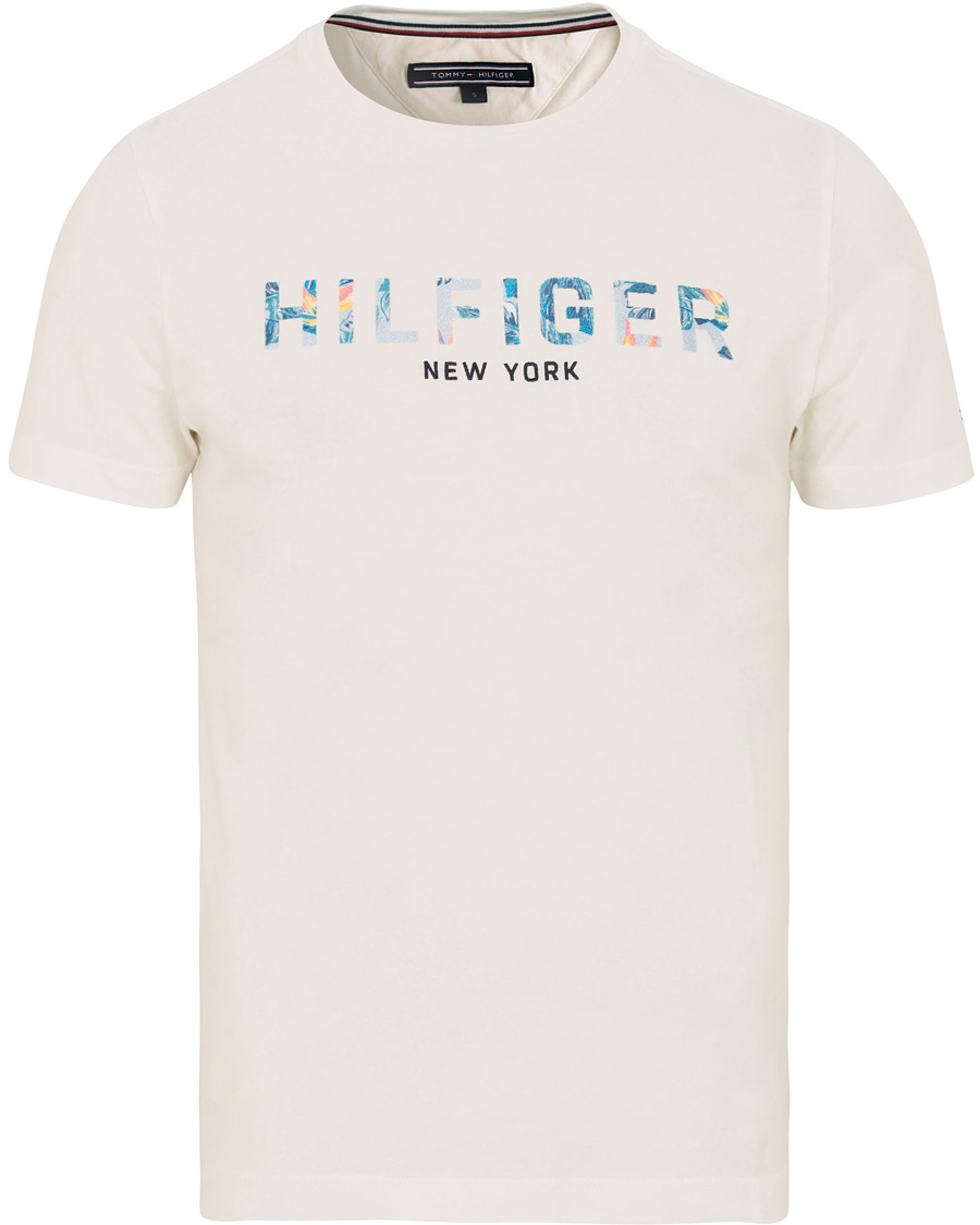 Herr | T-Shirts | Tommy Hilfiger | Floral Logo Graphic Tee Snow White